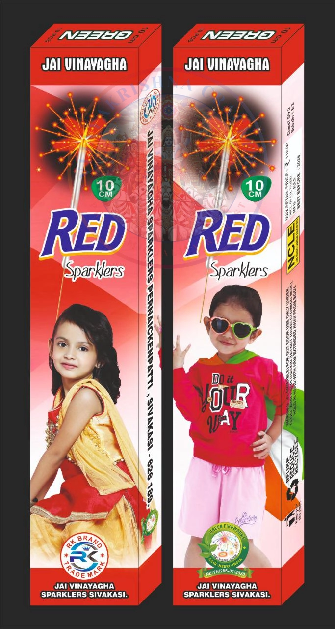 10cm Red Sparklers
